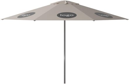 Parasol Lima 400cm rond (Vanilla ice) met bedrukking