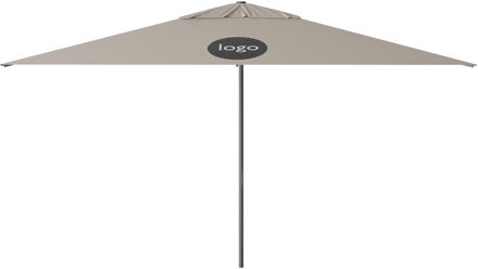 Parasol Lima 400x300cm (Vanilla ice) met bedrukking