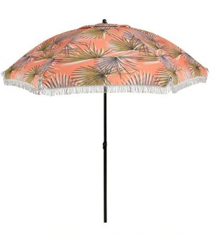 Parasol Palmbladeren - H238 x Ø220 cm - Oranje