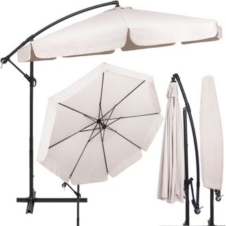 Parasol Parasols Kantelbaar Met Ventilatie Ecru Ø300 cm Crème