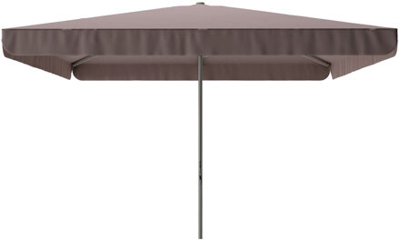 Parasol Profi-line - Vierkant - Volant - Taupe Bruin