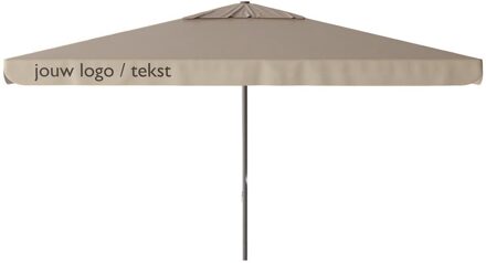 Parasol Quito 400x300cm (Ecru) met bedrukking