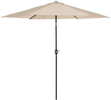 Parasol Tenerife rond 300 cm ecru Bruin