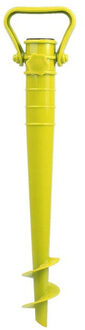 Parasolharing - geel - kunststof - D22-32 mm x H38 cm