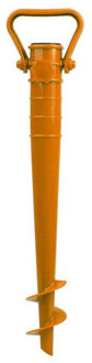 Parasolharing - oranje - kunststof - D22-32 mm x H38 cm
