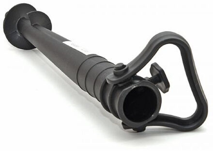 Parasolharing - zwart - kunststof - D25 mm x H40 cm - draaischroef