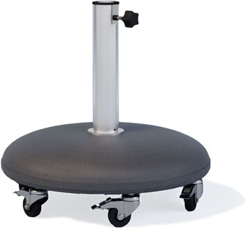 Parasolvoet beton 30kg rond met wielenset