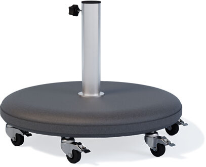 Parasolvoet beton 40kg rond met wielenset