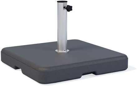 Parasolvoet beton 60kg vierkant (antraciet)   (max 55mm)
