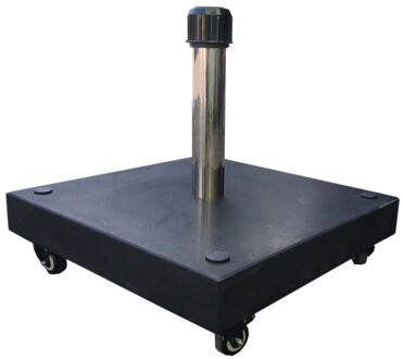 Parasolvoet graniet 50kg zwart