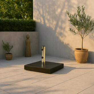 Parasolvoet 'Kadi' Met wielen, 40kg Grijs