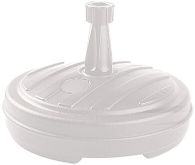 Parasolvoet - rond - wit - 13 liter - D45 cm - parasolhouder - vulbaar