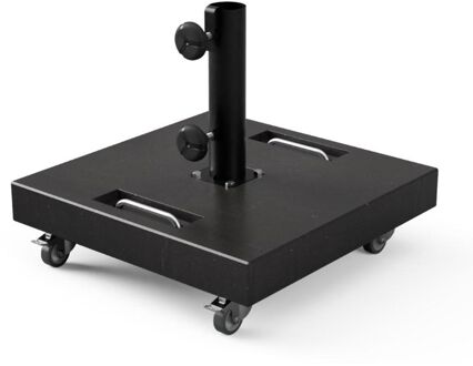 Parasolvoet Stealth - 50kg - Beton - Verrijdbaar Met Handgreep Vierkant