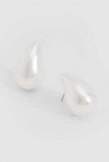 Parel Oorbellen, Pearl - ONE SIZE