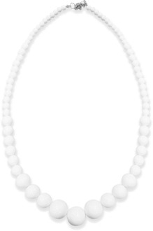 Parelketting wit Wit - Transparant