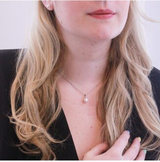 Parelmoer sets - Oostenrijkse parel van zeer hoge kwaliteit Zilver - One Size