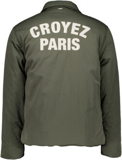 Paris padded coach jacket jackets cr1-fw25-35 - maat L Groen
