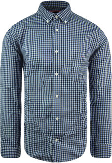 Paris Regular Heren Blauw Overhemd - maat Navy