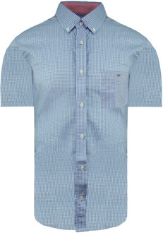 Paris Regular Heren Oxford Overhemd Blauw - S
