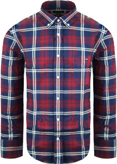 Paris Regular Heren Oxford Overhemd Rood - M