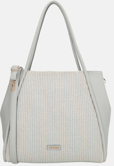 Paris shopper riet lichtblauw