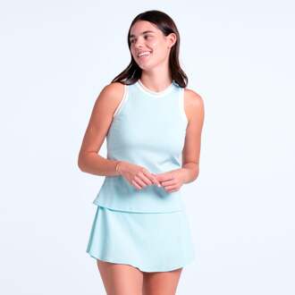 Paris Weave Tanktop Dames lichtblauw - XS,S,M,L,XL