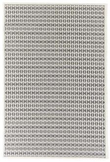 Parisot Floorita binnen/buitenvloerkleed Stuoia - ecru/zwart - 194x290 cm - Leen Bakker - 290 x 194