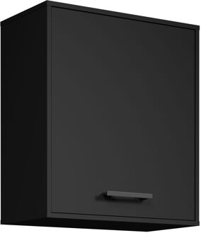 Parisot Onyx Zwarte Bovenkast 60cm 1 Deur