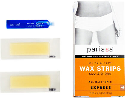 Parissa Face & Bikini Wax Strips - 16 stuks