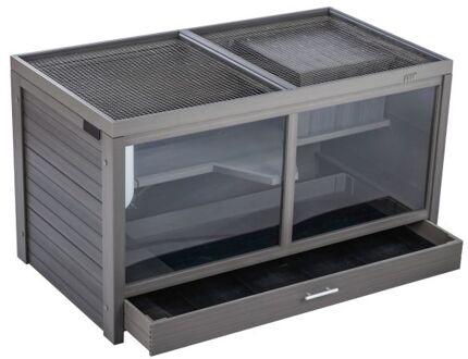 Park Avenue - Konijnenhok meubel - 110x60x62 cm - Grijs