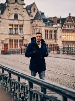 Parka Black Mountain Navy Donkerblauw - L,M,XL