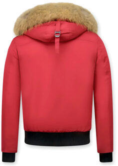 Parka Jas Enos  Korte Winterjas Bontkraag