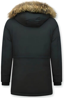 Parka Jas Tony Backer  Lange Winterjas Grote Bontkraag