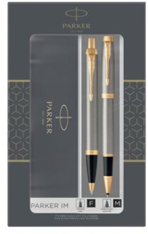 Parker Balpen en Rollerpen Parker IM Brushed Metal GT