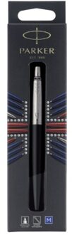Parker Balpen Parker Jotter bond street black CT blister Blauw
