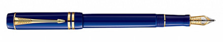 Parker Duofold Lapis Lazuli GT Centennial vulpen, schrijfdikte medium