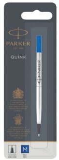 Parker Rollerpenvulling Parker blauw medium 0.7mm