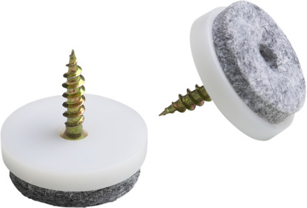 Parketglijder+Stift 20Mm Wi 20St Nl - WU0644226