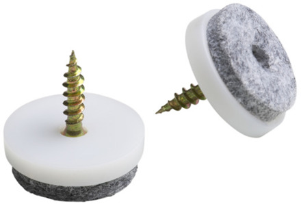 Parketglijder+Stift 20Mm Wi 8St Nl - WU0644216