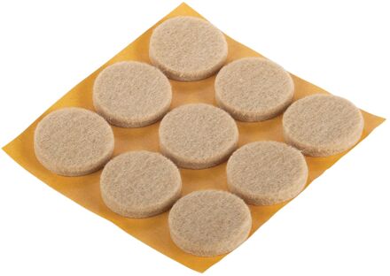 Parketglijders Bigduo Zelfklevend 25mm 9 St