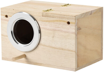 Parkiet Ne St Doos Vogel Huis Hout Fokken Doos Voor Lovebirds Parrotlets Paring Container Vogelnest Thuis Yard Voor Lovebirds