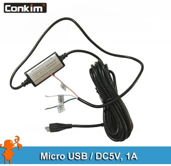 Parking Guard Harde Draad Kit 12V Naar 5V Exclusieve Oplader Voor Auto Video Camera Mini 0805P Mini 0801S Micro Usb Hardwire Kit