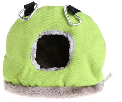 Parrot Nest Pluche Warm Winter Hangmat Huisdier Vogel Opknoping Swing Bed Cave 3 Size K3NA
