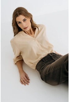 Parsa blouse fa25.20.310 sparkle sand Beige - 38