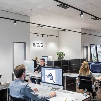 Parscan 230V Casambi 12W flood 930 zwart