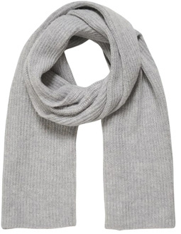 Part Two Lichtgrijs Melange Winter Sjaal Part Two , Gray , Dames - ONE Size