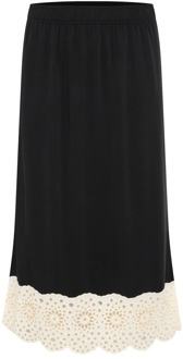 Part Two Midi Skirts Part Two , Black , Dames - 2Xl,Xl,L,M,S,Xs,2Xs