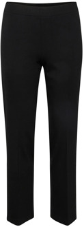 Part Two Straight Trousers Part Two , Black , Dames - L