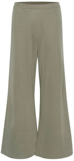 Part Two Wide Trousers Part Two , Green , Dames - 2Xl,Xl,L,M,S