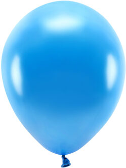 Party ballonnen - biologisch afbreekbaar - 200x - blauw - milieuvriendelijke feestversiering